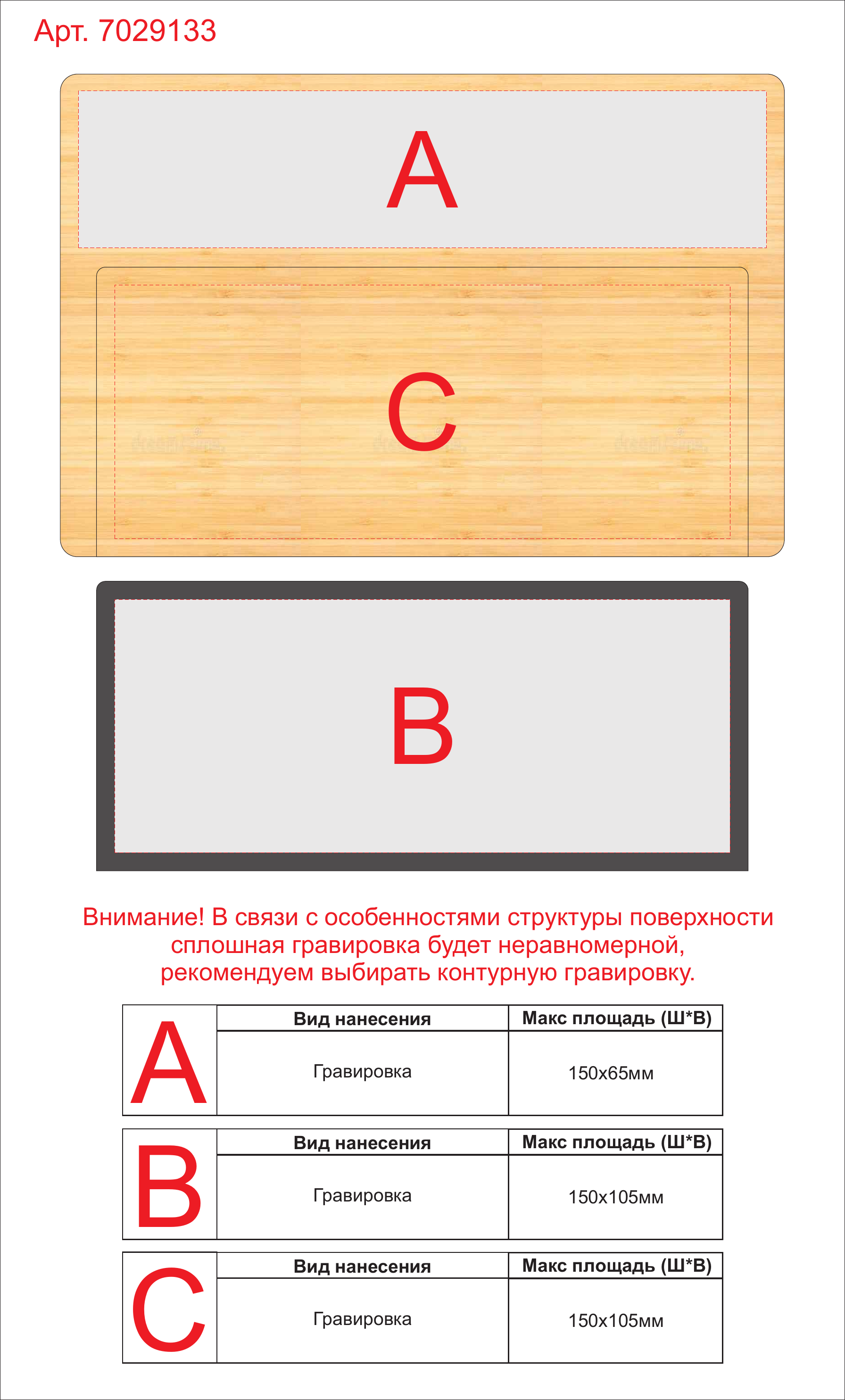 Макет зон брендирования Набор для сервировки роллов и суши со сланцевой доской «Maki»