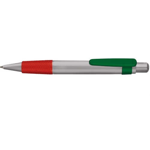 Big Pen сереб/красн. рез/сереб корп/зел клип/серебро