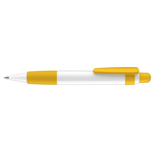 Big Pen polished basic белый/желтый 7408