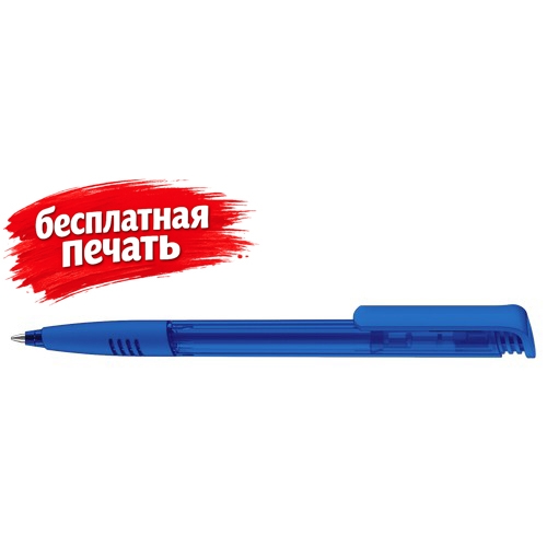 Super Hit Clear Soft grip zone прозрачно-синий 2935