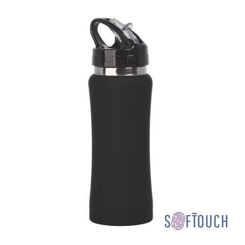 Бутылка для воды "Индиана" 600 мл, покрытие soft touch — вариант цвета