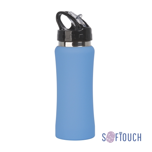 Бутылка для воды "Индиана" 600 мл, покрытие soft touch — вариант цвета