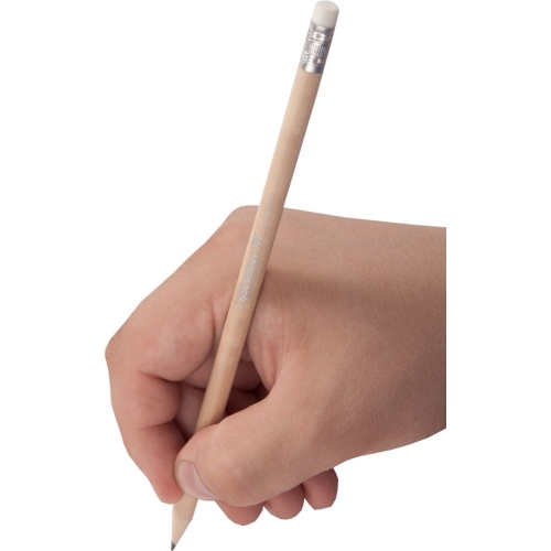 Карандаш простой Hand Friend с ластиком, черный — вариант цвета