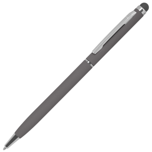 Ручка шариковая со стилусом TOUCHWRITER SOFT, покрытие soft touch — вариант цвета