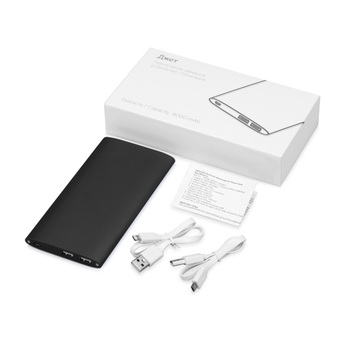 Внешний аккумулятор «Джет», 8000 mAh