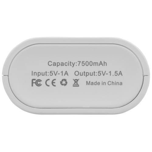 Внешний аккумулятор «Lantern», 7500 mAh