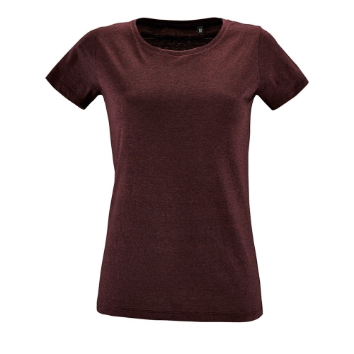 Футболка женская Regent Fit Women, черный меланж — вариант цвета
