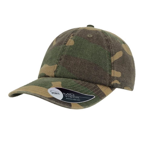 Бейсболка DAD HAT, 6 клиньев, металлическая застежка — вариант цвета