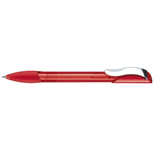 Hattrix Clear Soft grip Clip Metal красный 186