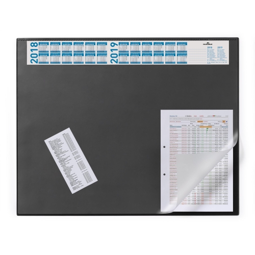Настольное покрытие с календарем Desk Mat with calendar 65х52см черное