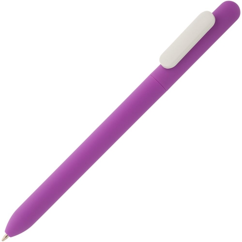 Ручка шариковая Swiper Soft Touch, зеленая с белым — вариант цвета