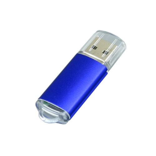 USB 2.0- флешка на 16 Гб с прозрачным колпачком — вариант цвета