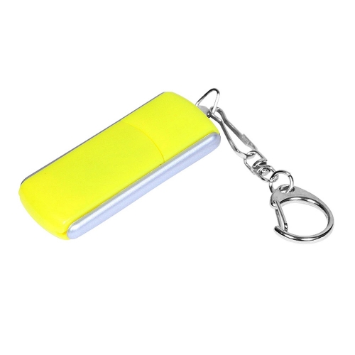 USB 2.0- флешка промо на 4 Гб с прямоугольной формы с выдвижным механизмом — вариант цвета
