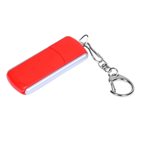 USB 2.0- флешка промо на 4 Гб с прямоугольной формы с выдвижным механизмом — вариант цвета