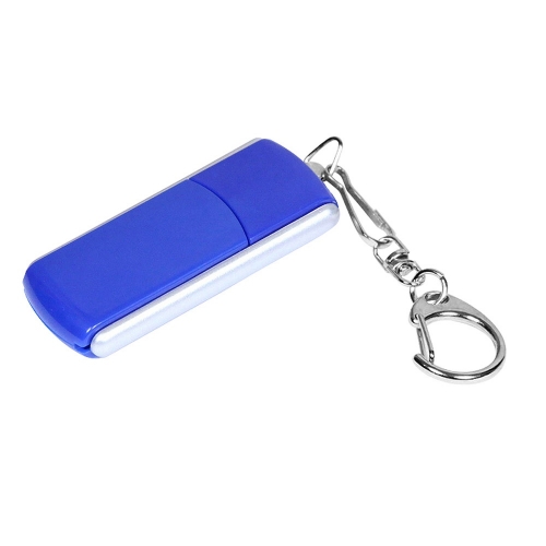 USB 2.0- флешка промо на 4 Гб с прямоугольной формы с выдвижным механизмом — вариант цвета