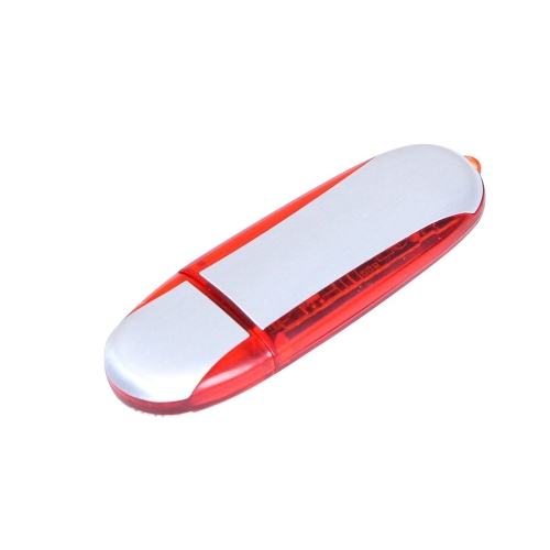 USB 2.0- флешка промо на 64 Гб овальной формы — вариант цвета
