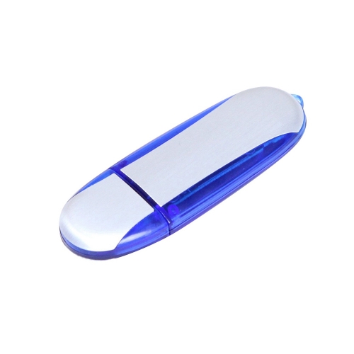 USB 2.0- флешка промо на 64 Гб овальной формы — вариант цвета