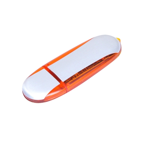 USB 2.0- флешка промо на 64 Гб овальной формы — вариант цвета