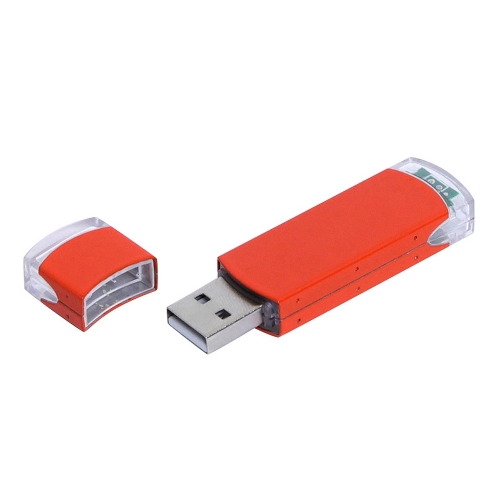USB 2.0- флешка промо на 16 Гб прямоугольной классической формы — вариант цвета