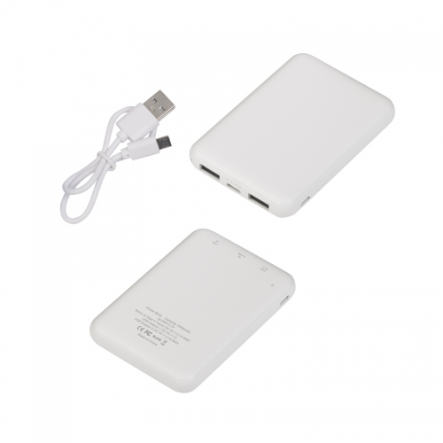 Зарядное устройство "Compact", 5000 mAh, белый