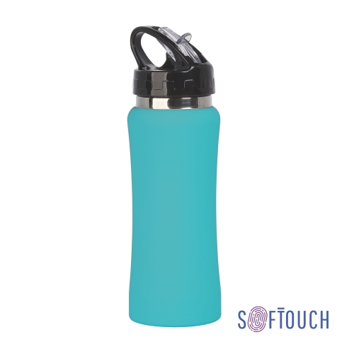 Бутылка для воды "Индиана" 600 мл, покрытие soft touch — вариант цвета