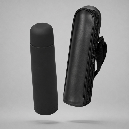 Термос «Ямал Soft Touch» с чехлом — вариант цвета
