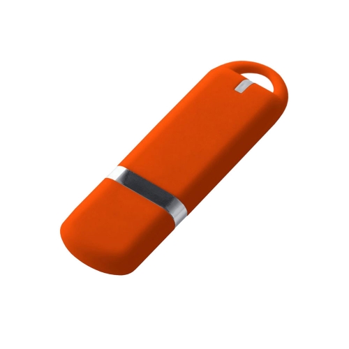USB 2.0- флешка на 2 Гб, soft-touch — вариант цвета