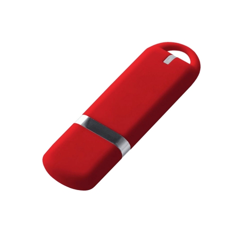 USB 2.0- флешка на 2 Гб, soft-touch — вариант цвета