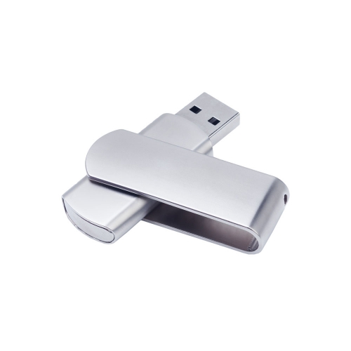 USB 2.0- флешка на 512 Мб глянцевая поворотная — вариант цвета