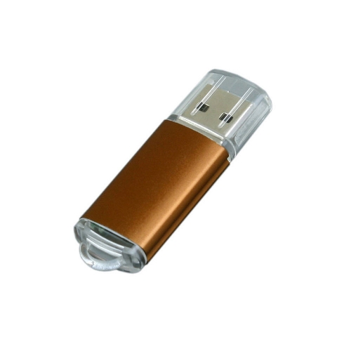 USB 2.0- флешка на 16 Гб с прозрачным колпачком — вариант цвета