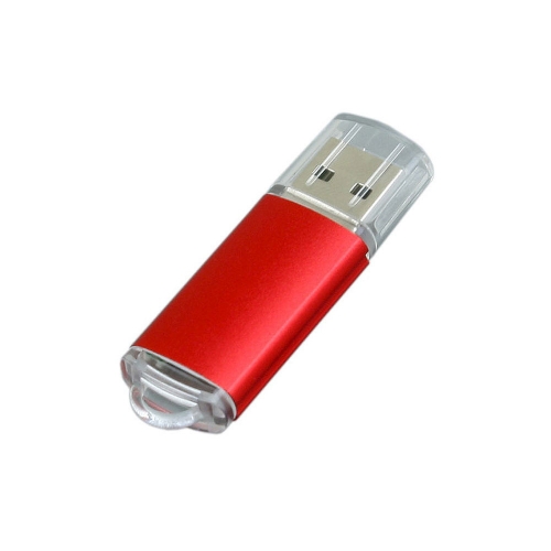 USB 2.0- флешка на 16 Гб с прозрачным колпачком — вариант цвета