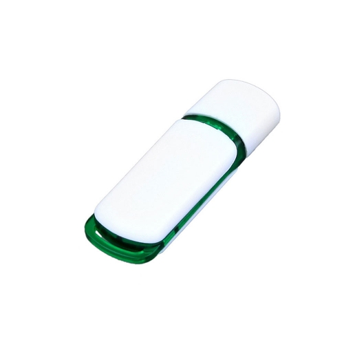 USB 2.0- флешка на 16 Гб с цветными вставками — вариант цвета