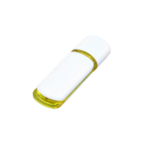 USB 2.0- флешка на 16 Гб с цветными вставками — вариант цвета
