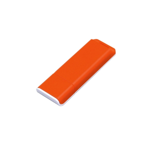 USB 2.0- флешка на 16 Гб с оригинальным двухцветным корпусом — вариант цвета