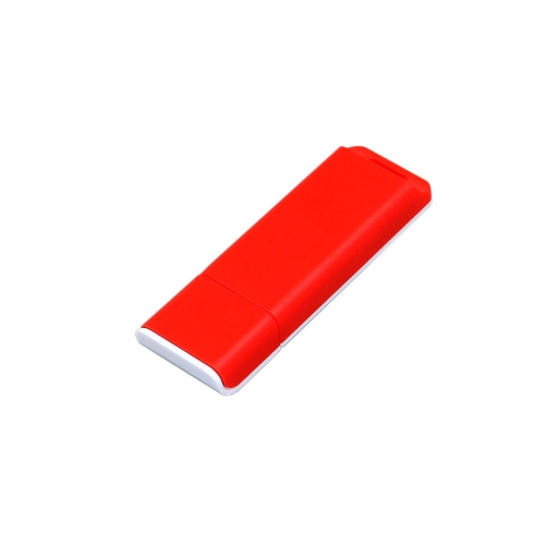 USB 2.0- флешка на 16 Гб с оригинальным двухцветным корпусом — вариант цвета