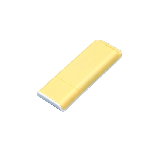 USB 2.0- флешка на 16 Гб с оригинальным двухцветным корпусом — вариант цвета