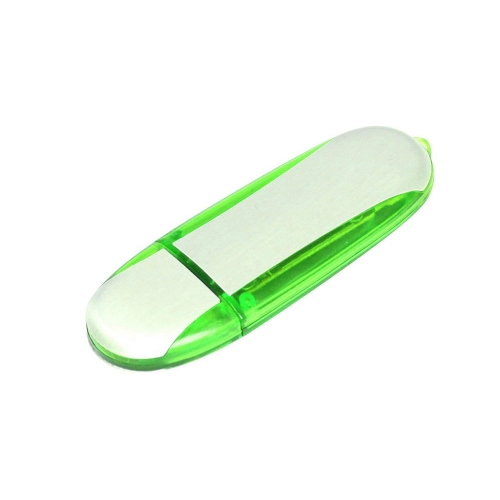 USB 2.0- флешка промо на 64 Гб овальной формы — вариант цвета