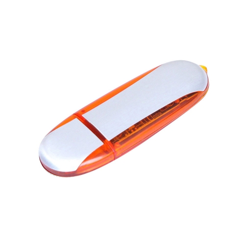 USB 2.0- флешка промо на 64 Гб овальной формы — вариант цвета