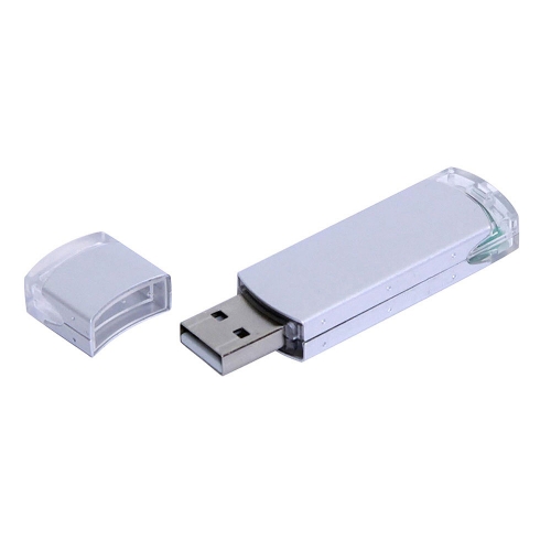 USB 2.0- флешка промо на 16 Гб прямоугольной классической формы — вариант цвета