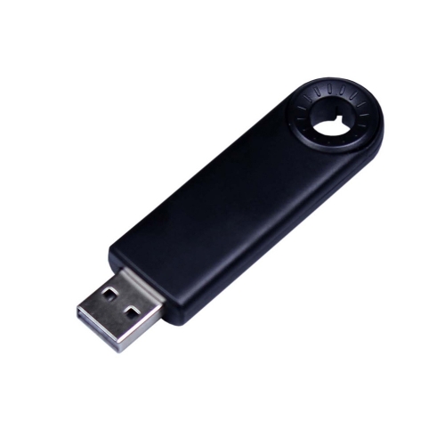 USB 2.0- флешка промо на 32 Гб прямоугольной формы, выдвижной механизм — вариант цвета