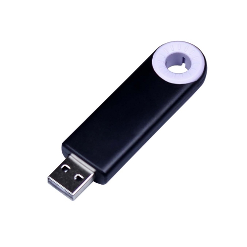 USB 3.0- флешка промо на 64 Гб прямоугольной формы, выдвижной механизм