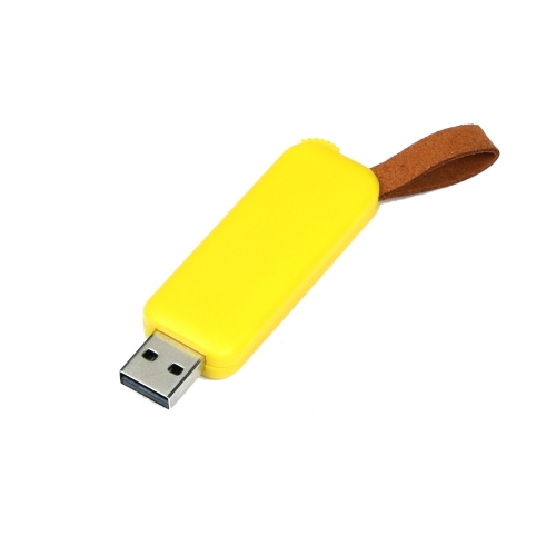 USB 2.0- флешка промо на 32 Гб прямоугольной формы, выдвижной механизм — вариант цвета