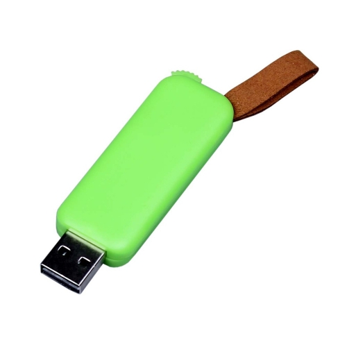 USB 2.0- флешка промо на 32 Гб прямоугольной формы, выдвижной механизм — вариант цвета