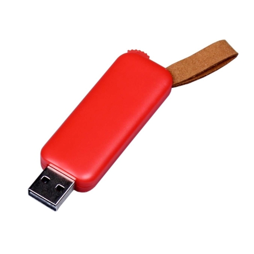 USB 2.0- флешка промо на 32 Гб прямоугольной формы, выдвижной механизм — вариант цвета