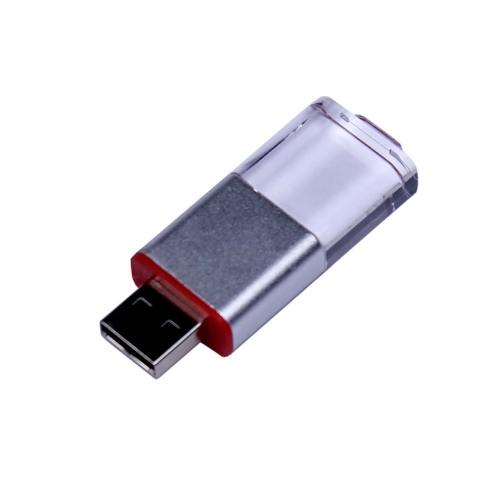 USB 2.0- флешка промо на 32 Гб прямоугольной формы, выдвижной механизм — вариант цвета