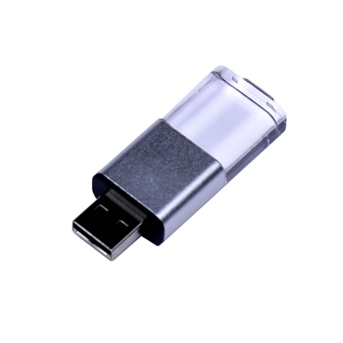USB 2.0- флешка промо на 32 Гб прямоугольной формы, выдвижной механизм — вариант цвета