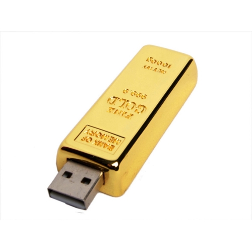 USB 3.0- флешка на 64 Гб в виде слитка золота — вариант цвета