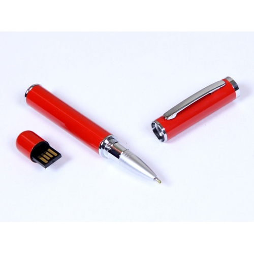 USB 2.0- флешка на 64 Гб в виде ручки с мини чипом — вариант цвета
