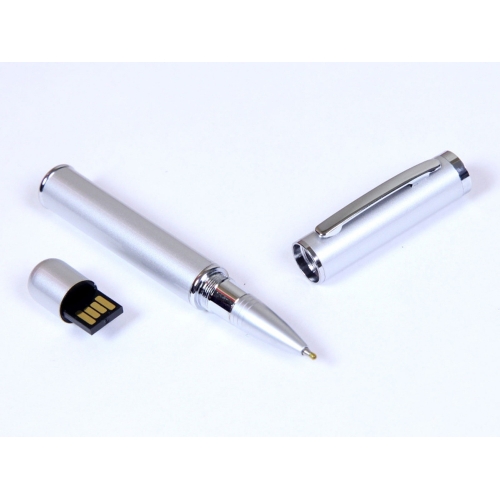 USB 2.0- флешка на 64 Гб в виде ручки с мини чипом — вариант цвета