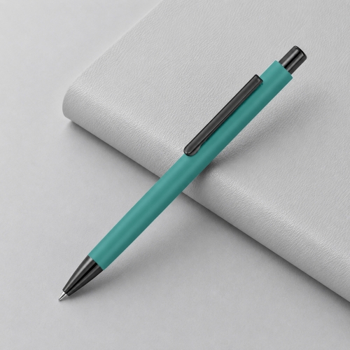Металлическая шариковая ручка «Ellipse gum» soft touch с зеркальной гравировкой